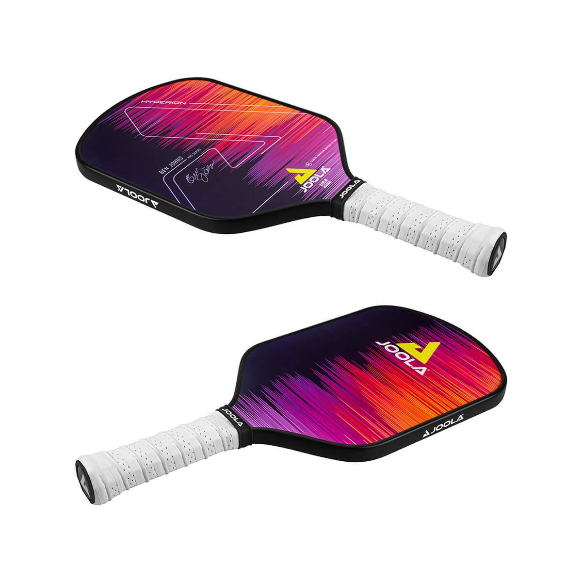 Gesamtansicht des JOOLA Pickleball Schläger Ben Johns Hyperion CAS 13.5 mit Fokus auf das kompakte Design.