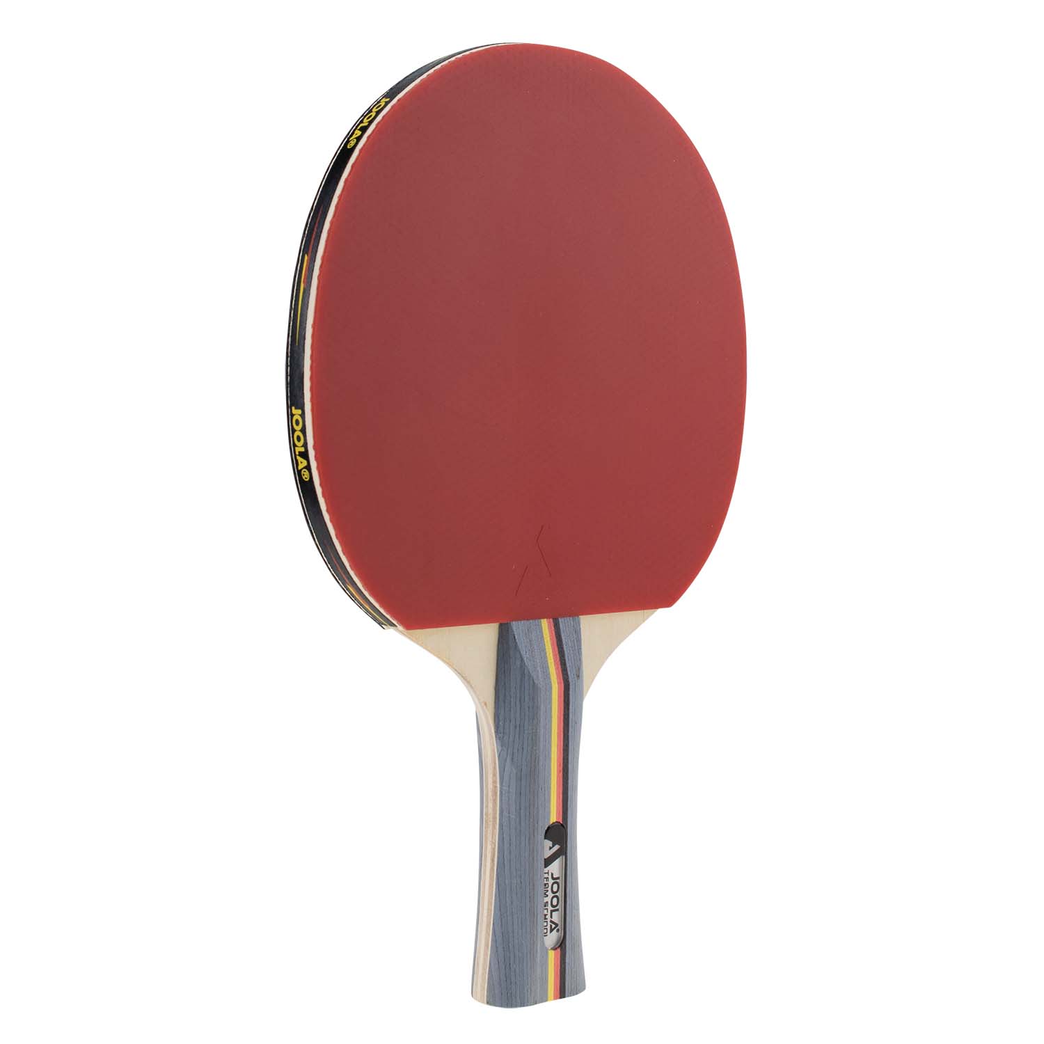 JOOLA Tischtennisschläger TEAM SCHOOL in Seitenansicht mit Fokus auf das Design.